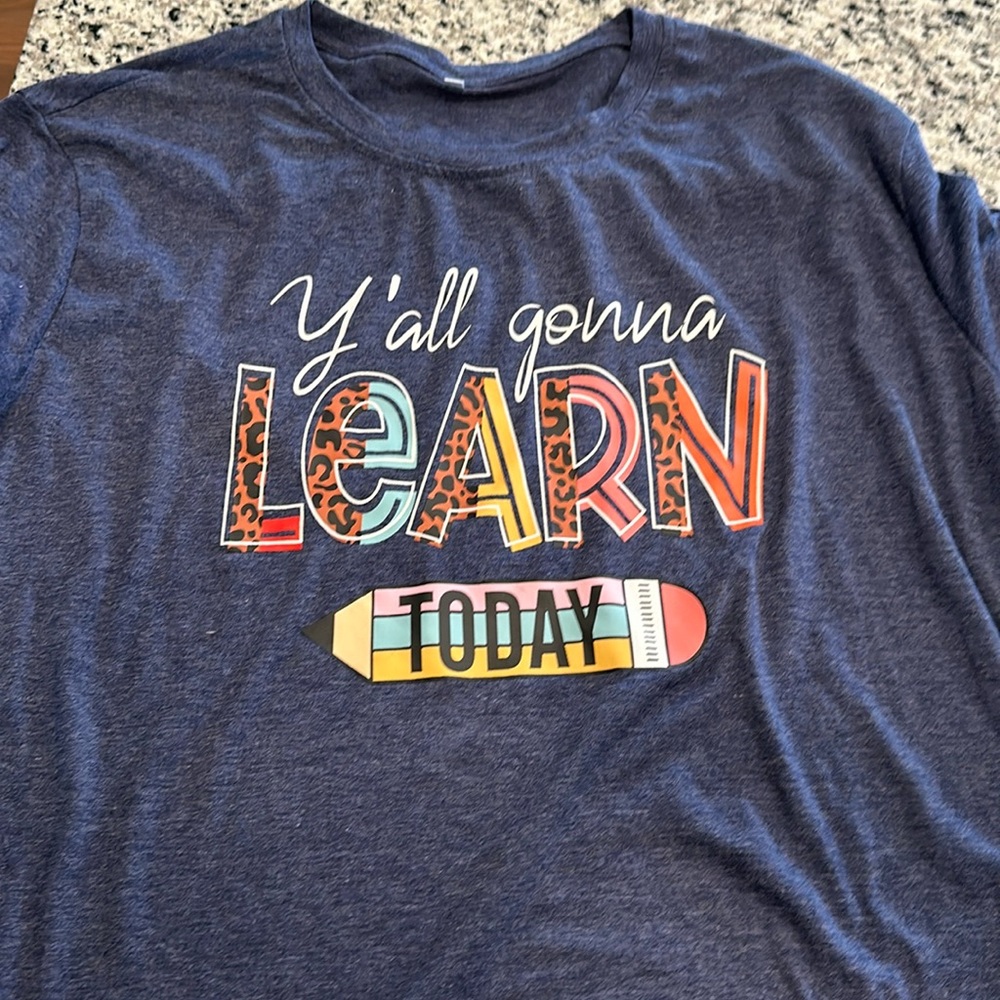 Teacher shirt 2xl